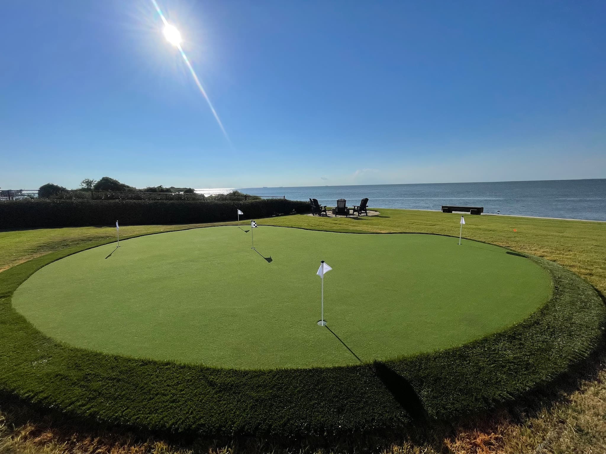 Beautiful artificial grass lawn in Dallas by Home Turf Dallas