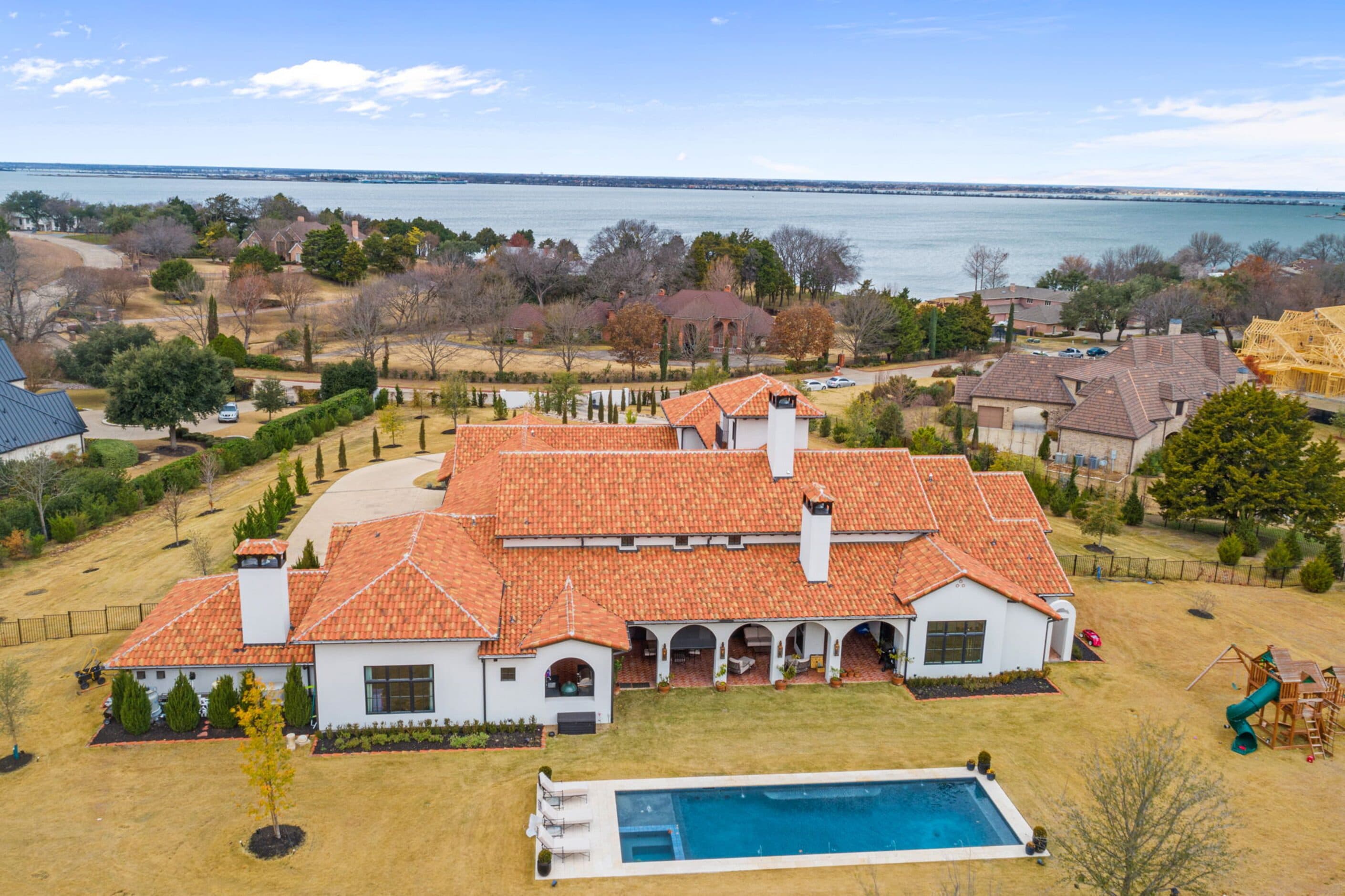 Artificial turf installation in Heath, TX