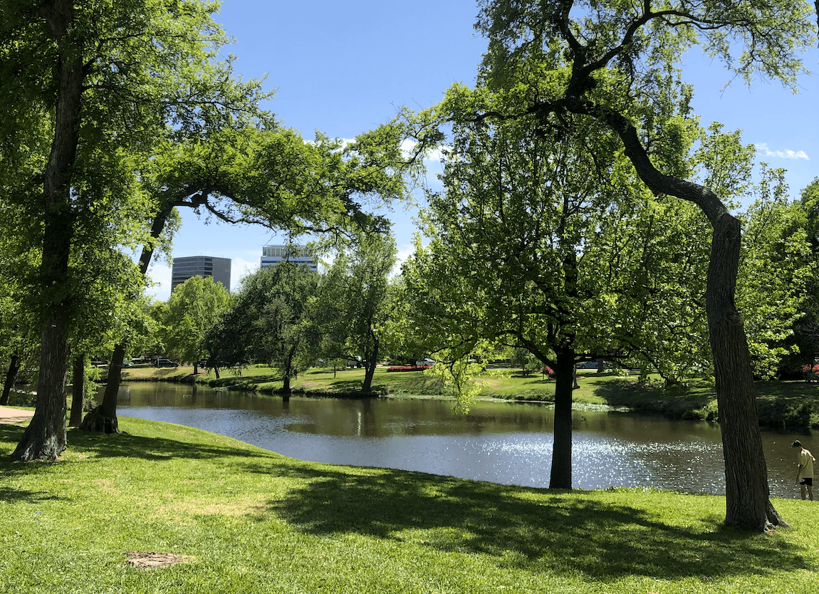 Artificial turf installation in Turtle Creek, Dallas