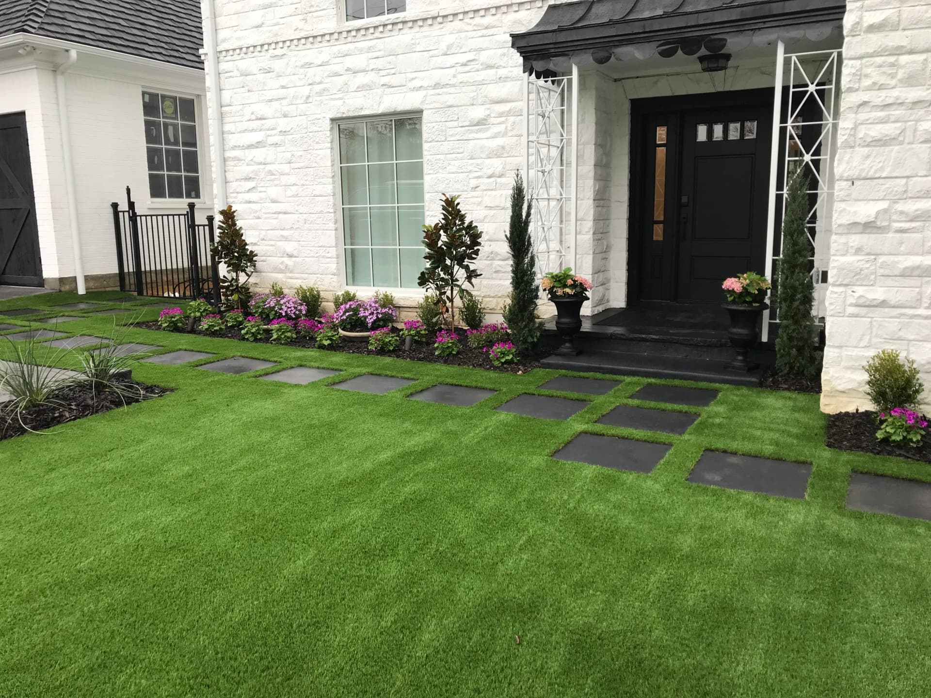 Residential artificial grass in Dallas