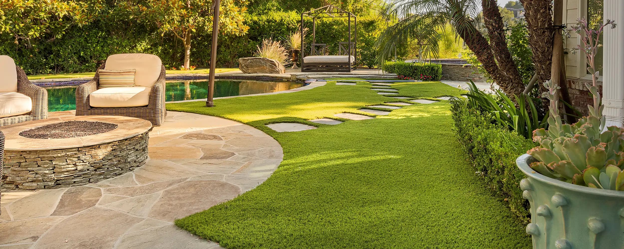 Front yard turf transformation in Dallas
